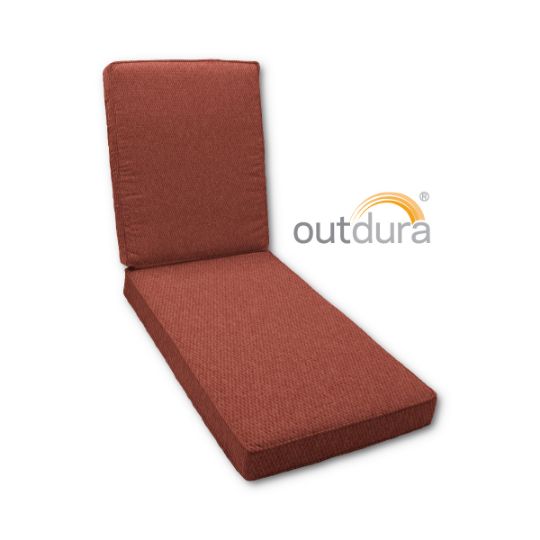 Boxed Chaise Lounge Replacement Cushions - Outdura Fabrics