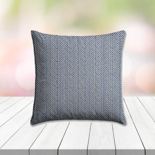 Sunbrella Posh Sapphire Outdoor Pillow, outdoor pillow, outdoor throw pillows, outdoor toss pillows, custom made to order in unlimited sizes. Order new patio furniture pillows today.