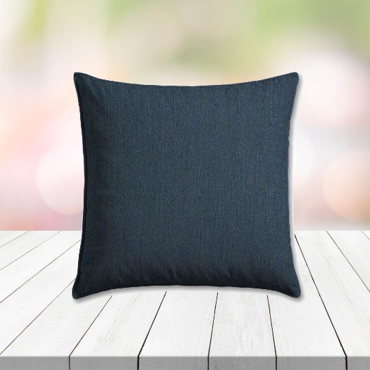 Sunbrella Switch Indigo Outdoor Pillow, outdoor pillow, outdoor throw pillows, outdoor toss pillows, custom made to order in unlimited sizes. Order new patio furniture pillows today.