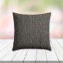 Sunbrella Tailored Smoke Outdoor Pillow, outdoor pillow, outdoor throw pillows, outdoor toss pillows, custom made to order in unlimited sizes. Order new patio furniture pillows today.