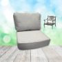 Bliss Linen Hanamint Replacement Cushions Club Chair