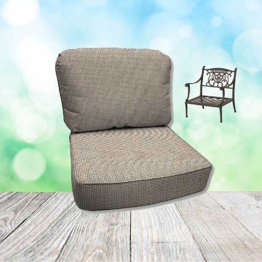 Bliss Sand Hanamint Replacement Cushions Club Chair