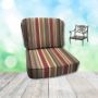 Brannon Redwood Hanamint Replacement Cushions Club Chair