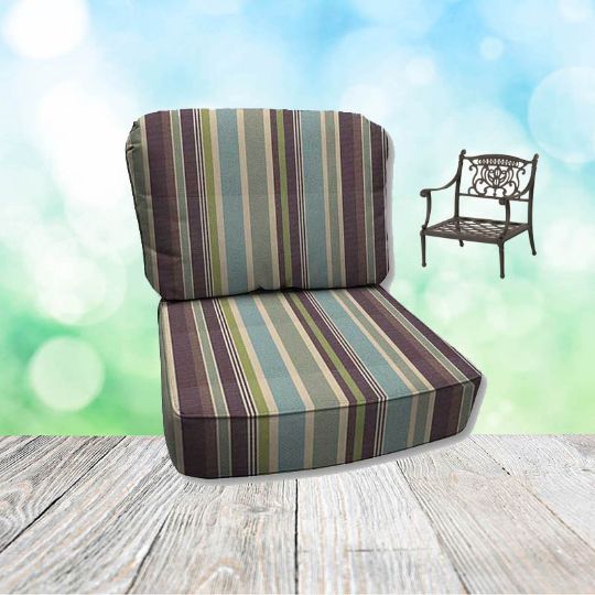 Brannon Whisper Hanamint Replacement Cushions Club Chair