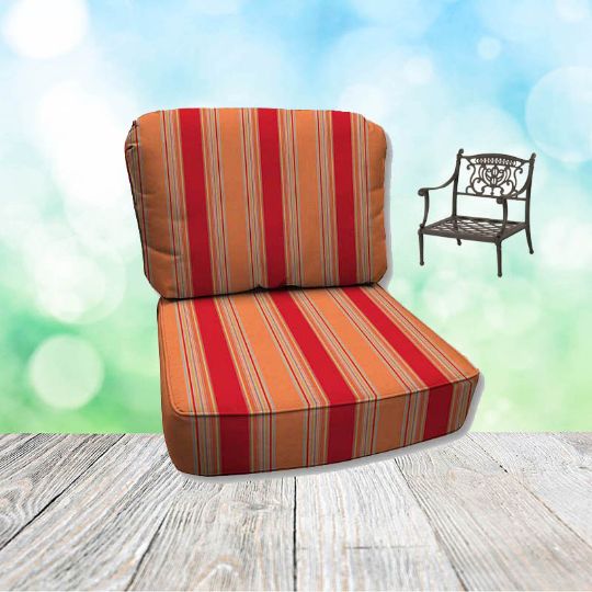 Bravada Salsa Hanamint Replacement Cushions Club Chair