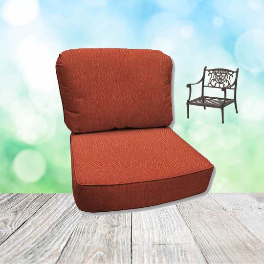 Canvas Brick Hanamint Replacement Cushions Club Chair