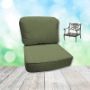 Canvas Fern Hanamint Replacement Cushions Club Chair
