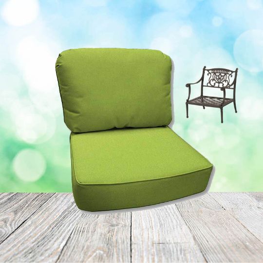 Canvas Macaw Hanamint Replacement Cushions Club Chair