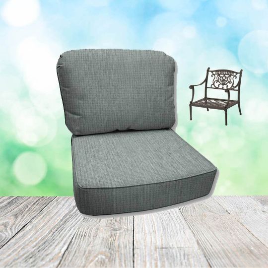 Cast Mist Hanamint Replacement Cushions Club Chair