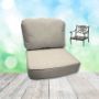 Cast Pumice Hanamint Replacement Cushions Club Chair