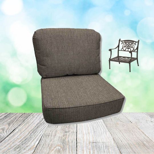 Cast Shale Hanamint Replacement Cushions Club Chair