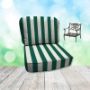 Mason Forrest Green Hanamint Replacement Cushions Club Chair
