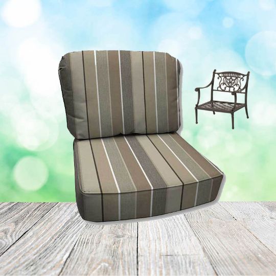 Milano Char Hanamint Replacement Cushions Club Chair