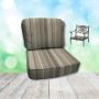Milano Char Hanamint Replacement Cushions Club Chair