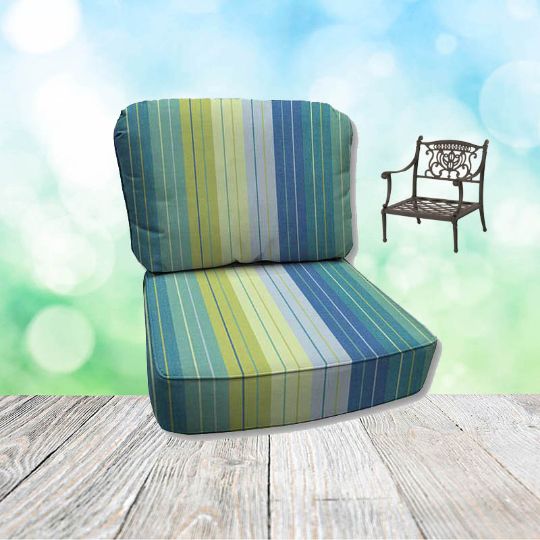 Seville Seaside Hanamint Replacement Cushions Club Chair