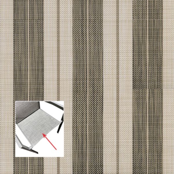 Phifer Spectrum Stripe Dune Bottom Replacement Sling Fabric