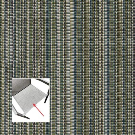 Phifer Trixie Stripe Myrtle Bottom Replacement Sling Fabric