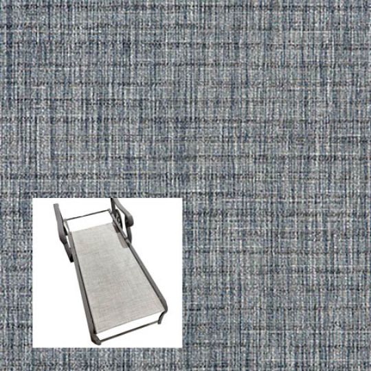 Burdock Indigo Patio Chaise Lounge Replacement Sling Bottom Only