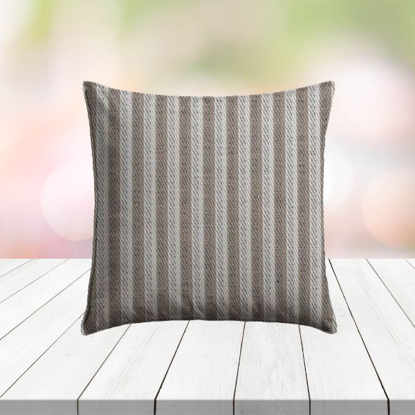 Custom Outdoor Pillows in Outdura Bedrock Smoke | Fade-Resistant & Weatherproof