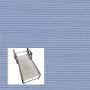 Dupioni Ice Blue Patio Chaise Lounge Replacement Sling Bottom Only