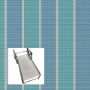 Fiji Stripe Aqua Patio Chaise Lounge Replacement Sling Bottom Only