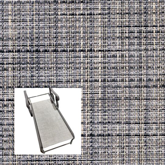 Gannon Granite Patio Chaise Lounge Replacement Sling Bottom Only