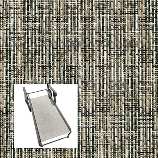 Grasscloth Natural Patio Chaise Lounge Replacement Sling Bottom Only