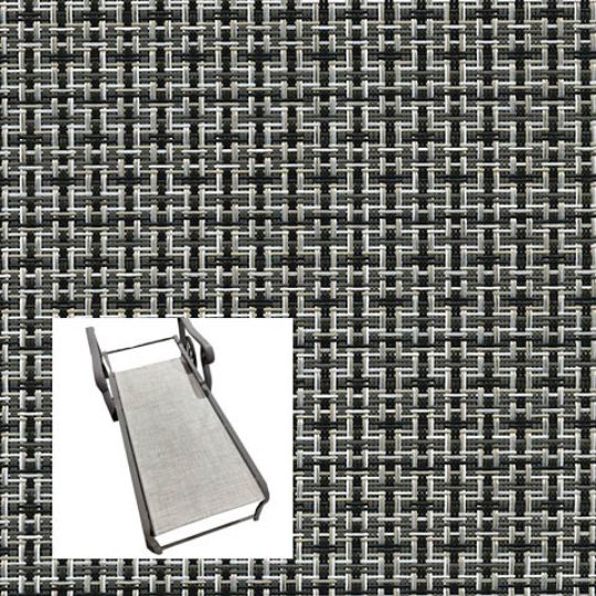Jazzy Raven Patio Chaise Lounge Replacement Sling Bottom Only