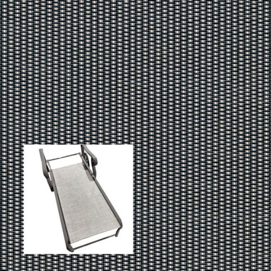 Nova Slate Patio Chaise Lounge Replacement Sling Bottom Only