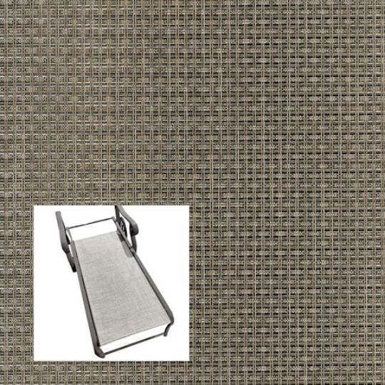 Rochester Suede Patio Chaise Lounge Replacement Sling Bottom Only