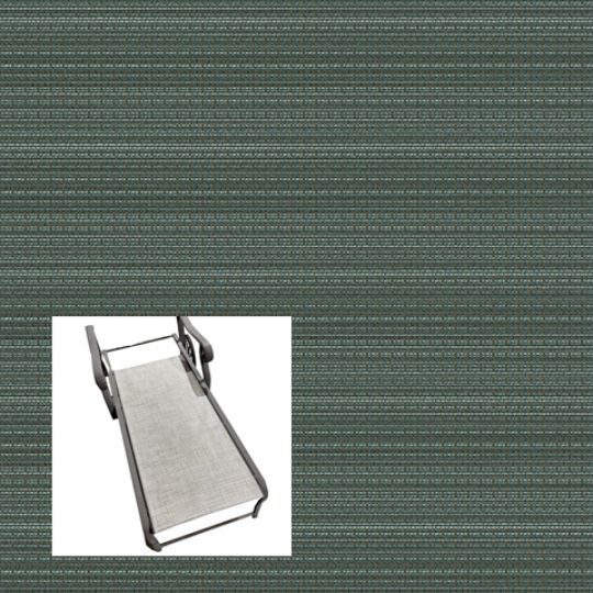 Satin Glassblock Patio Chaise Lounge Replacement Sling Bottom Only