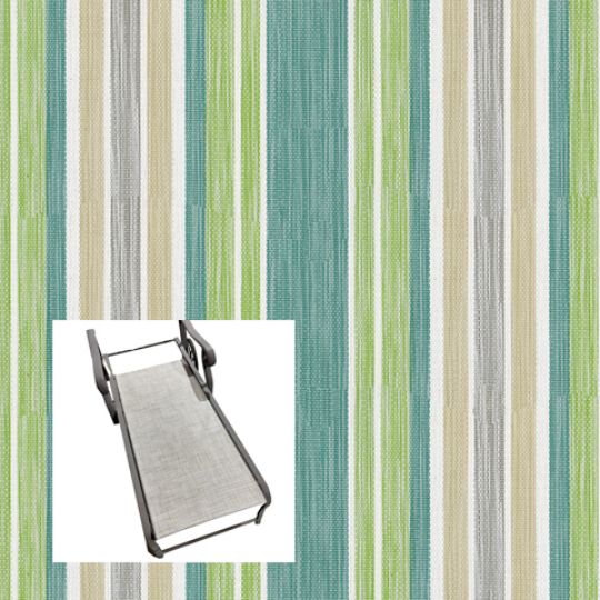 Tempo Spearmint Patio Chaise Lounge Replacement Sling Bottom Only