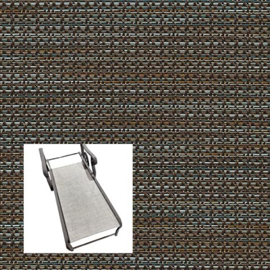 Terrace Malachite Patio Chaise Lounge Replacement Sling Bottom Only