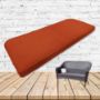 Custom outdoor patio furniture cushions from Cascadia Outdoor Cushions in Sunbrella Fabrics