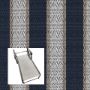 Valencia Blue Patio Chaise Lounge Replacement Sling Bottom Only