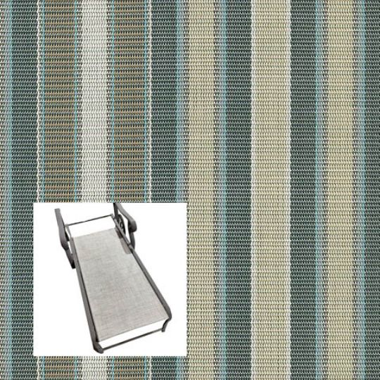 Windsor Stripe Spa Chaise Lounge Replacement Sling Bottom Only