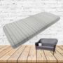 Custom outdoor patio furniture cushions from Cascadia Outdoor Cushions in Sunbrella Fabrics