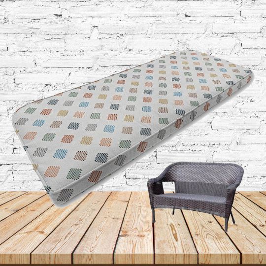 Custom outdoor patio furniture cushions from Cascadia Outdoor Cushions in Sunbrella Fabrics