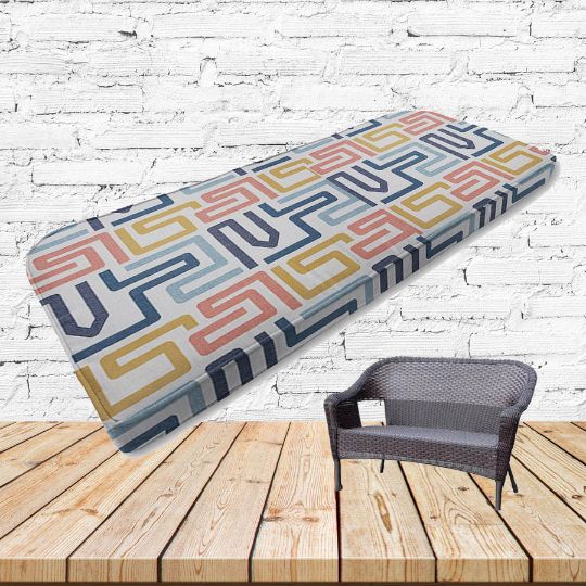Custom outdoor patio furniture cushions from Cascadia Outdoor Cushions in Sunbrella Fabrics