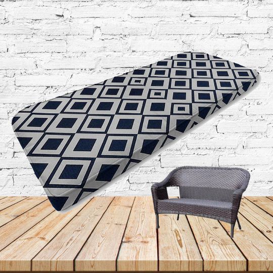 Custom outdoor patio furniture cushions from Cascadia Outdoor Cushions in Sunbrella Fabrics
