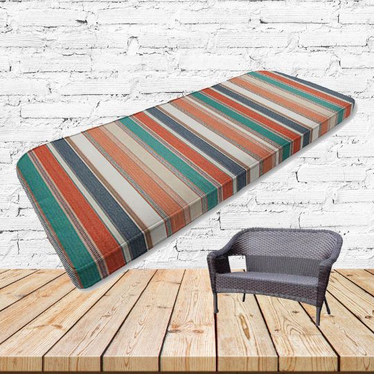 Custom outdoor patio furniture cushions from Cascadia Outdoor Cushions in Sunbrella Fabrics