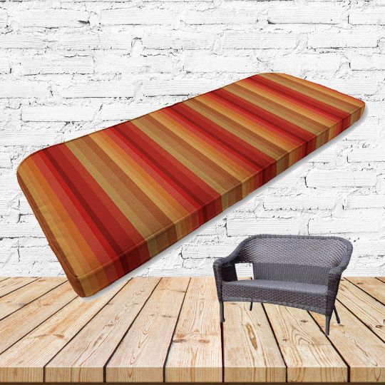 Custom outdoor patio furniture cushions from Cascadia Outdoor Cushions in Sunbrella Fabrics