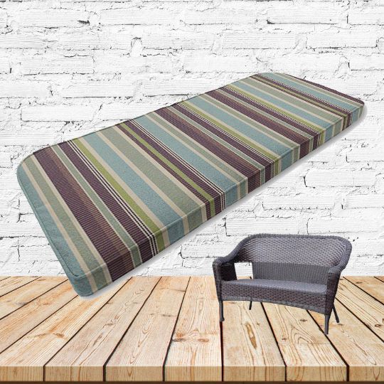 Custom outdoor patio furniture cushions from Cascadia Outdoor Cushions in Sunbrella Fabrics
