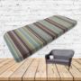 Custom outdoor patio furniture cushions from Cascadia Outdoor Cushions in Sunbrella Fabrics