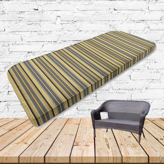 Custom outdoor patio furniture cushions from Cascadia Outdoor Cushions in Sunbrella Fabrics