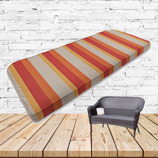 Custom outdoor patio furniture cushions from Cascadia Outdoor Cushions in Sunbrella Fabrics