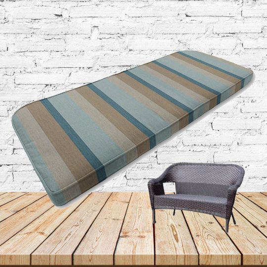 Custom outdoor patio furniture cushions from Cascadia Outdoor Cushions in Sunbrella Fabrics