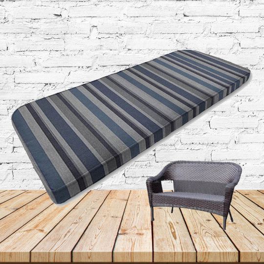 Custom outdoor patio furniture cushions from Cascadia Outdoor Cushions in Sunbrella Fabrics