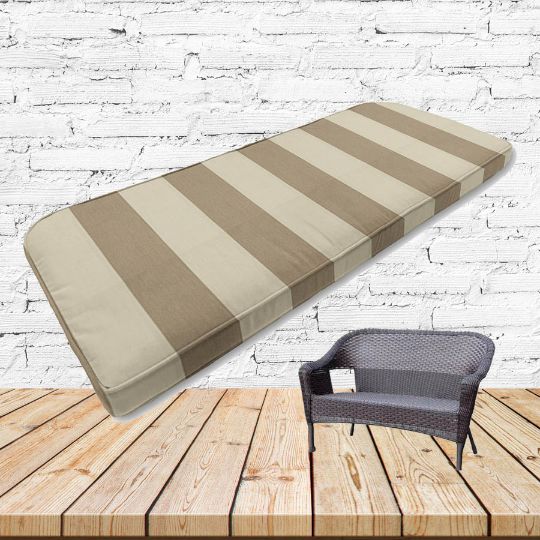 Custom outdoor patio furniture cushions from Cascadia Outdoor Cushions in Sunbrella Fabrics