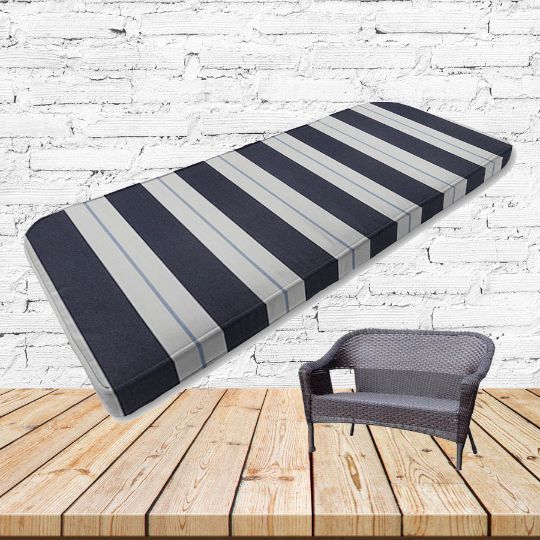 Custom outdoor patio furniture cushions from Cascadia Outdoor Cushions in Sunbrella Fabrics